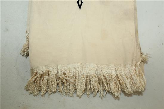 A WWII Japanese Kamikaze pilots silk scarf, approx. 119.5cm, staining